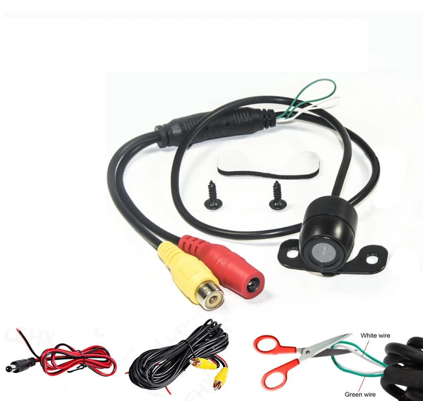 Камера заднего вида высокой четкости, передняя камера заднего вида, слепая зона, вспомогательная парковка, ПЗС-бабочка, водонепроницаемая и солнцезащитная ночь