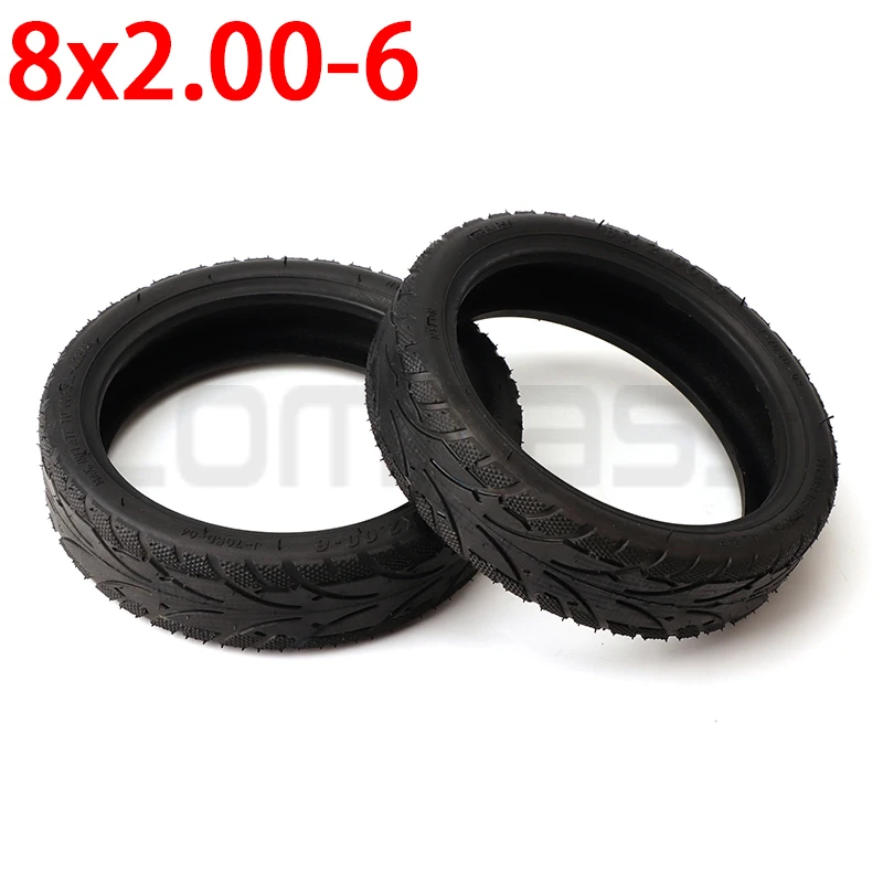 

8x2.00-6 8 inch vacuum thick tires tubeless tires, suitable for mini electric scooters, pocket bikes, mini bikes