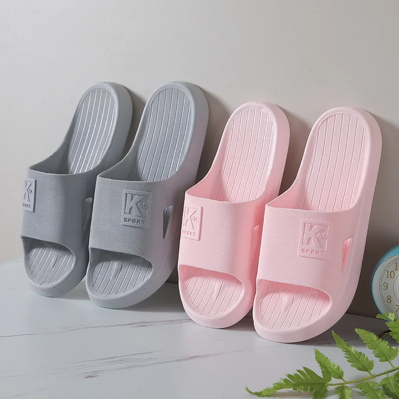 

Unisex Home Sandals Women Men Slippers Flat Shoes Bathing Non-slip Flip Flops Fashion Lovers Indoor Floor Zapatillas de hombre