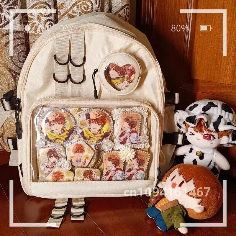 Школьная сумка в стиле коллажа для девочек-подростков Itabag Kawaii рюкзак прозрачный
