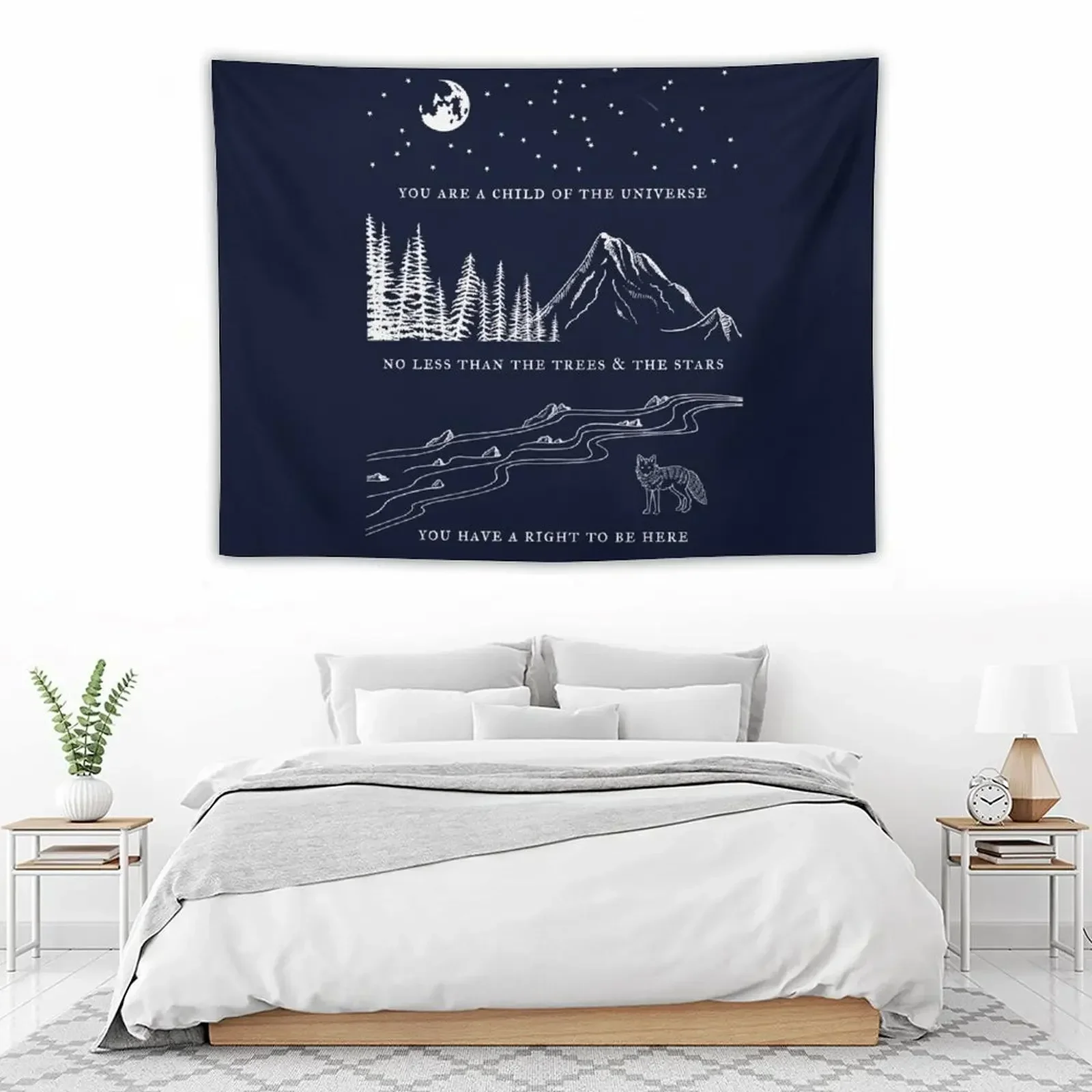 Дезидератный гобелен аниме декор эстетический Декор для комнаты настенный