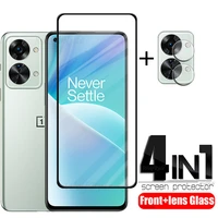 4 in 1 for oneplus nord 2t glass for oneplus nord 2t screen protector for oneplus nord n100 n200 n20 ce 2 lite 5g 2t lens glass