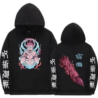 anime jujutsu kaisen mens hoodie harajuku unisex fashion casual loose hoody male streetwear ryomen sukuna printed sweatshirts