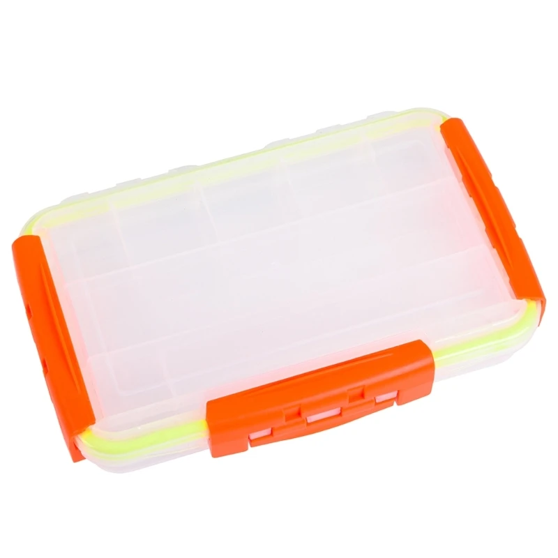 

Waterproof Fishing Tackle Box Fish Lure Storage Trags Organizers Box Transparent