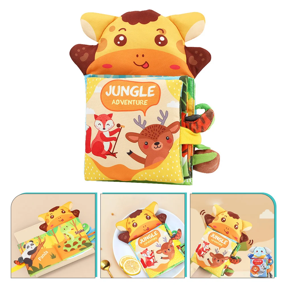 

Мягкая Книга с животными, Обучающая книга с животными