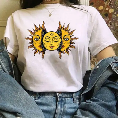 Футболка Sun inside Sun-T shirt - Tarot-Moon-100% хлопок