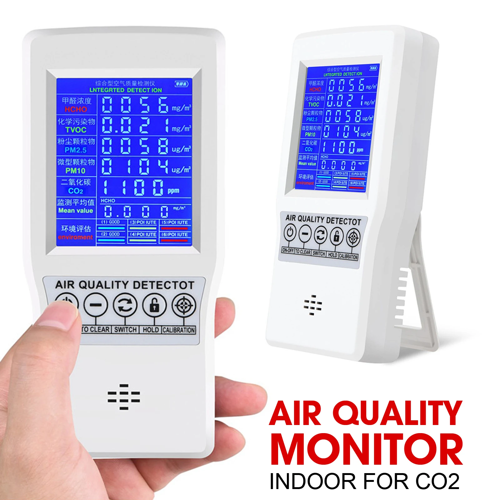 

AC 100A 50~300V AC 250-450V Voltage Current Power Electricity Display Frequency Meter Force Measuring Instruments Tools Digital