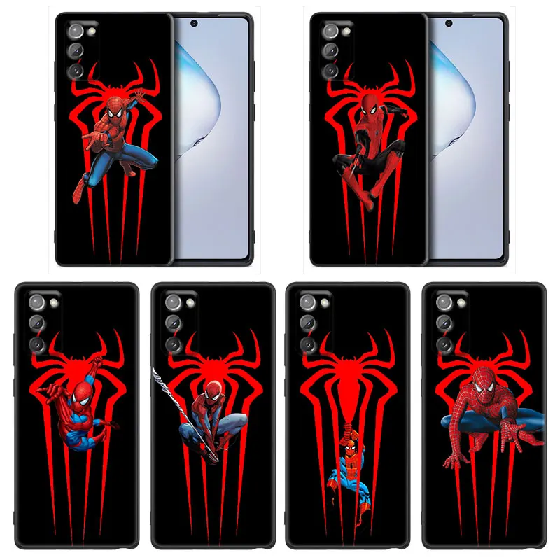 

Marvels Spider-man Phone Case for Samsung A91 A73 A72 A71 A53 A52 A7 M62 M22 M30s M31s M33 M52 F23 F41 F42 5G 4G Case