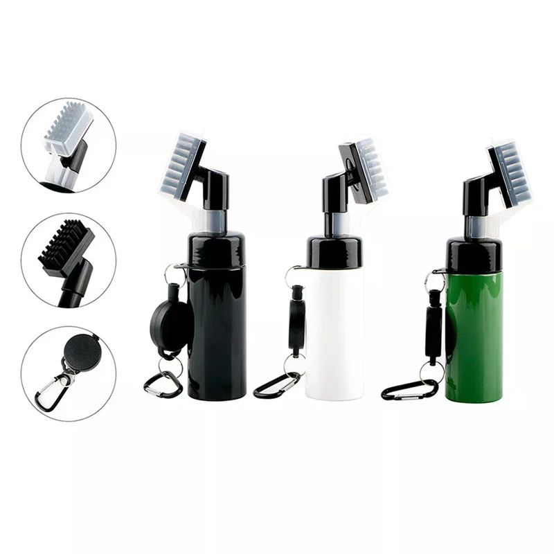 Щетка для чистки гольф-клубов портативная щетка с нажимным пазом бутылок водой