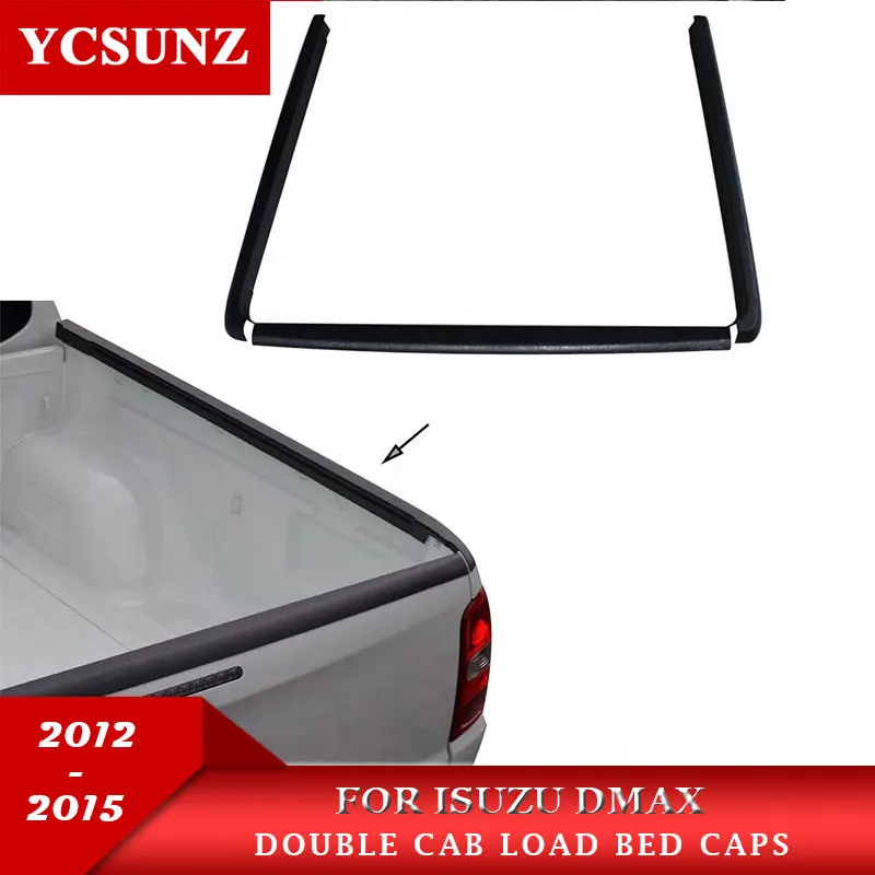 

Rail Guard For ISUZU DMAX 2012-2015 Over Rail Load Bed Liner For DMAX 2012 2013 2014 2015 textured black Car Accessories YCSUNZ