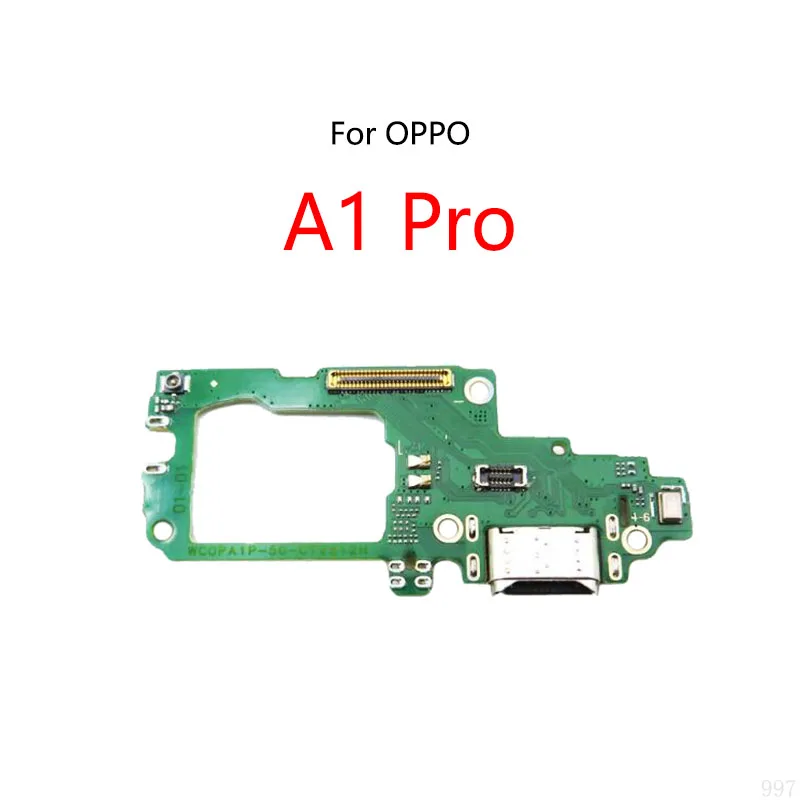 

Док-станция с USB-разъемом для зарядки и штекером, гибкий кабель для OPPO A1 Pro, Модуль платы для зарядки