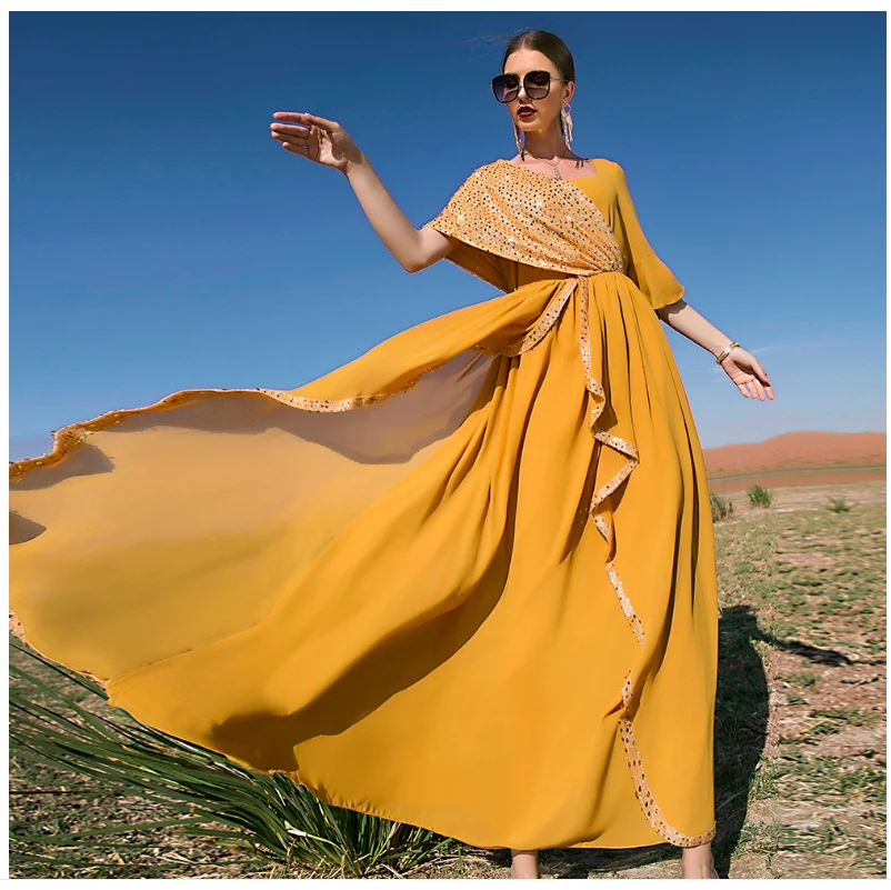 

Ramadan Kaftan Dubai Abaya Turkey Islam Muslim Arabic Long Dress Abayas For Women Robe Musulmane Femme Caftan Marocain De Soiree