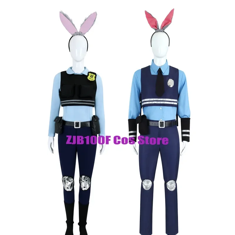 Костюм для косплея Джуди из аниме кролик женщин и мужчин