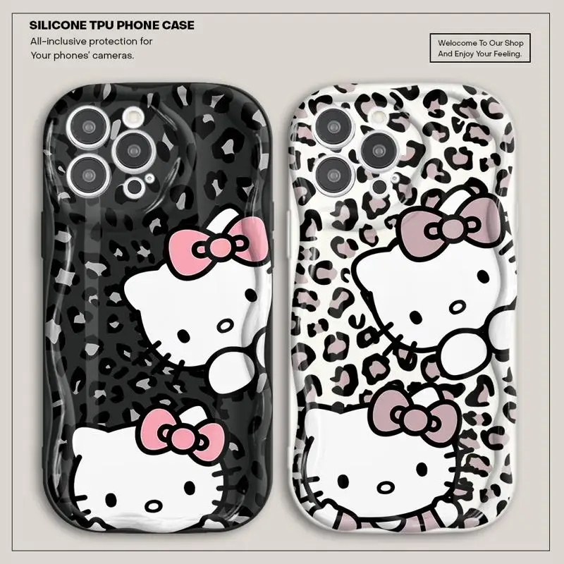 Kitty коричневый Леопардовый принт фотообои для Vivo Y02S Y03 Y12 Y15S Y16 4G Y17 Y19 Y20S Y20i Y21 Y21S Y21A