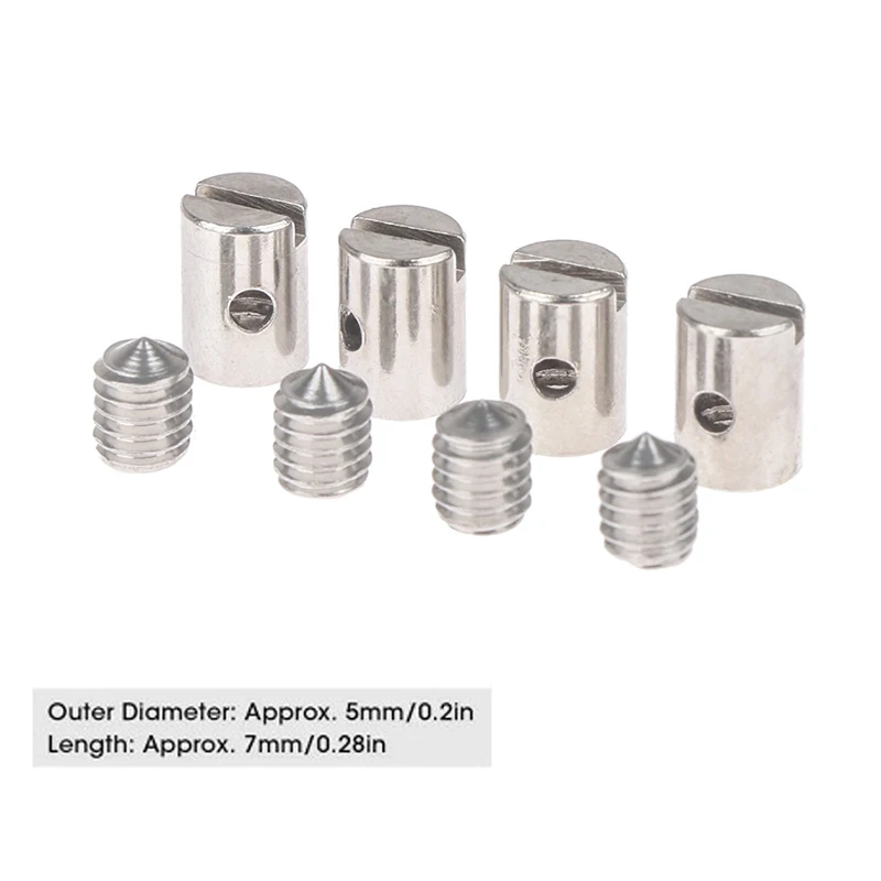 

8 шт. 5 мм соски с кабелем без пайки для автомобиля дроссельная заслонка антикоррозийный стойкий к ржавчине для настройки кабеля для Карба за...