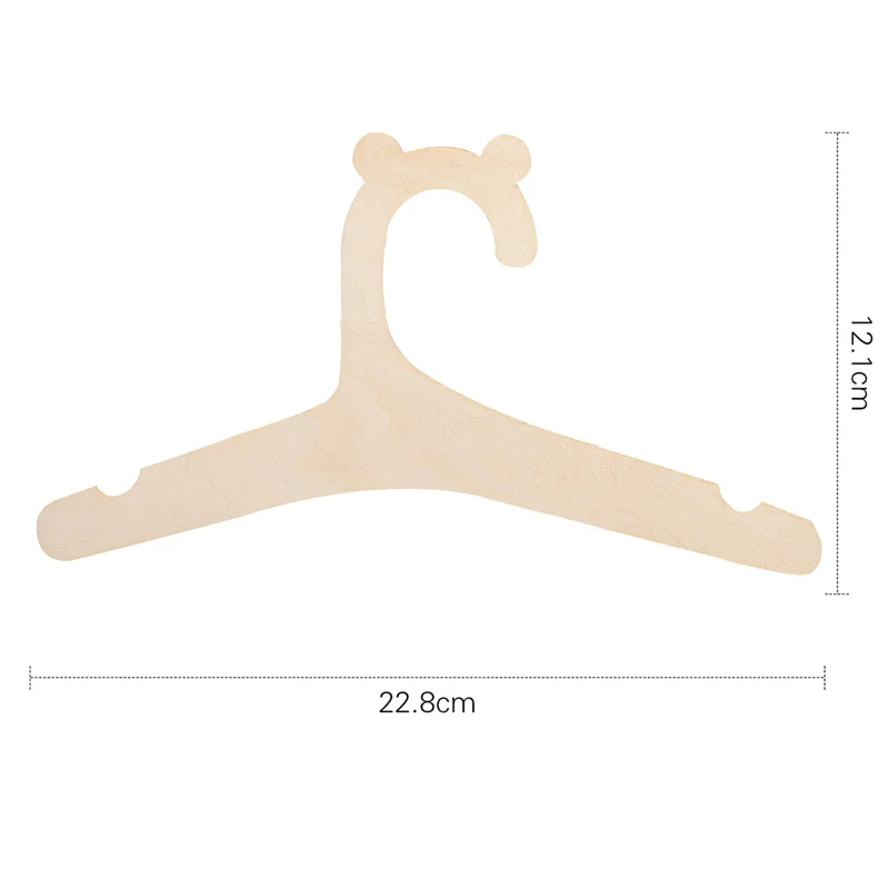 10 шт. детская вешалка деревянная для одежды домашняя комната принцессы декор