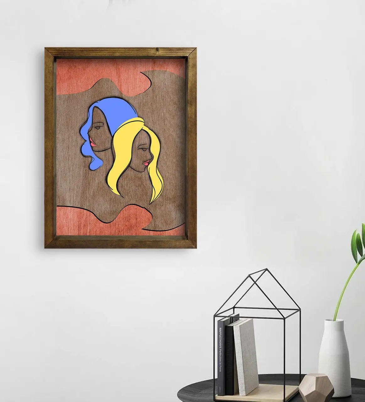 

BK домашний женский стол из цельного дерева 45x65 см 3