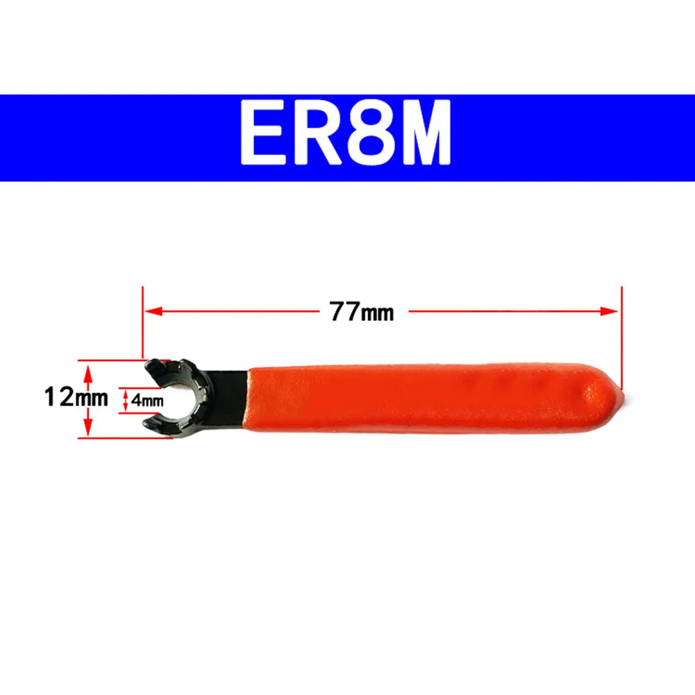 

1pc Collet Chuck Wrench Anti-slip Handle ER8M ER11M ER16M ER20M ER25M Type For CNC Milling Machine Tool