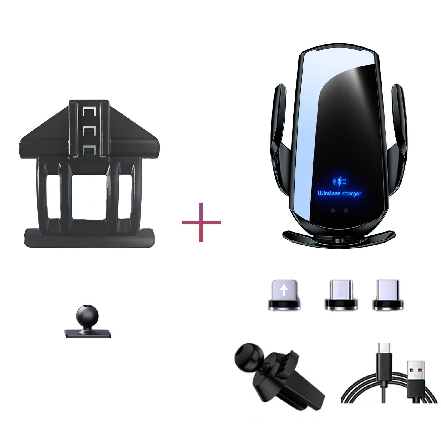 

Автомобильный держатель телефона для Skoda Superb 2016 2017 2018-2024, крепления для мобильных телефонов, автомобильная беспроводная зарядка, специальные аксессуары с фиксированной базой