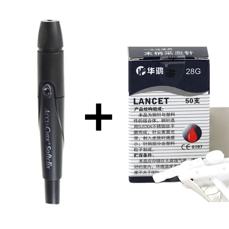 Accu-Chek Softclix FastClix Lancets Device Accuchek Kit Диабет Accu Chek Lancing Pen с 50 шт. иглой 28G