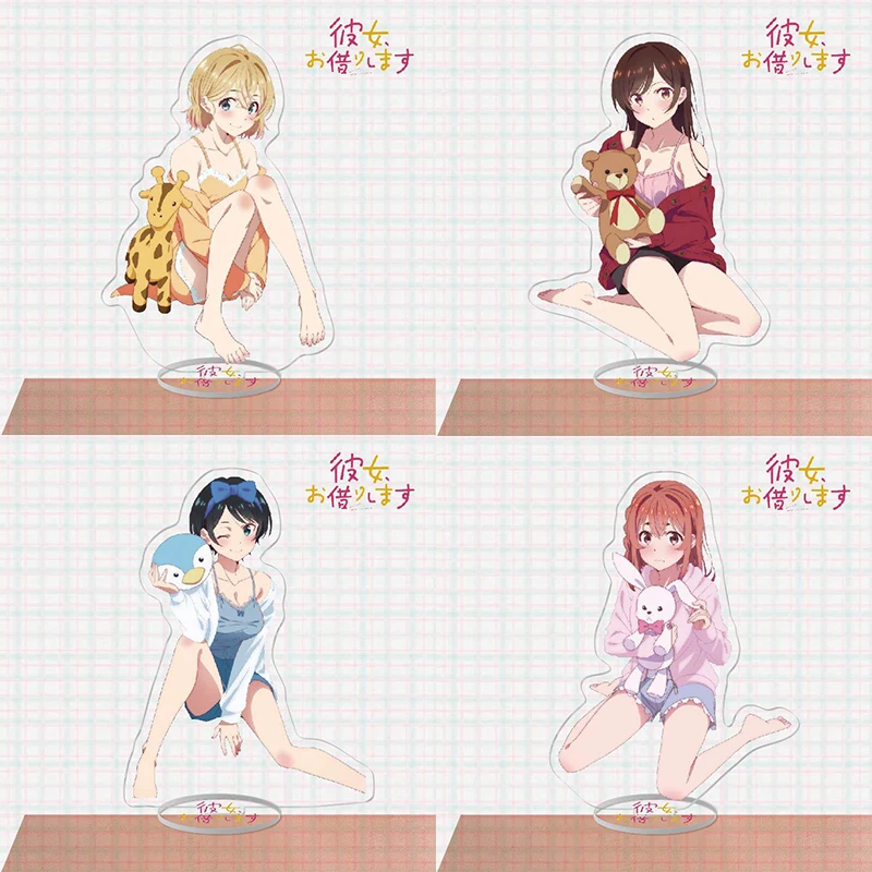 

Hot Anime Kanojo Okarishimasu Rent A Girlfriend Acrylic Model Plate Kanokari Ichinose Chizuru Mami Ruka Sumi Figures Model Toys