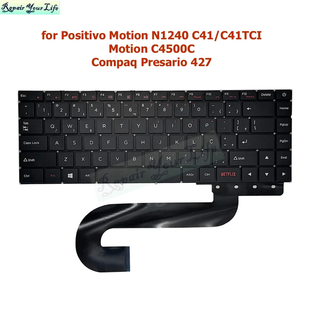 

SCDY-315-1 PT-BR Brazil Keyboard for Positivo Motion N1240 C41 C41TCI C4500C Compaq Presario 427 Portuguese Brazilian Keyboards