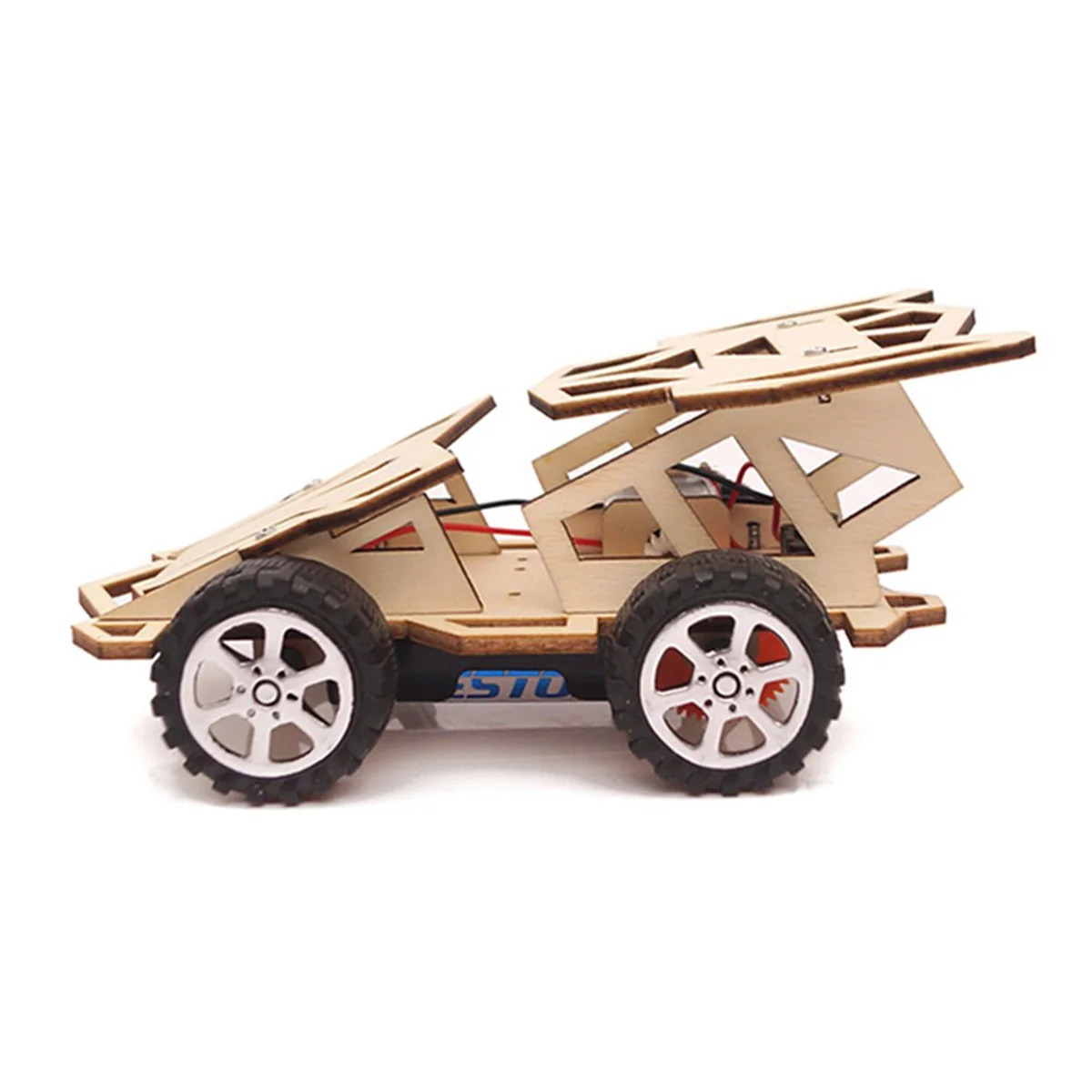 1 шт. электрические деревянные гоночные DIY ручные 3D головоломки авто собранная