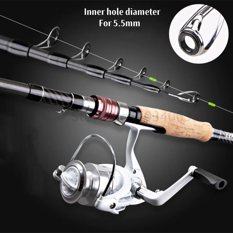 Телескопическая маленькая портативная удочка для путешествий забрасывания