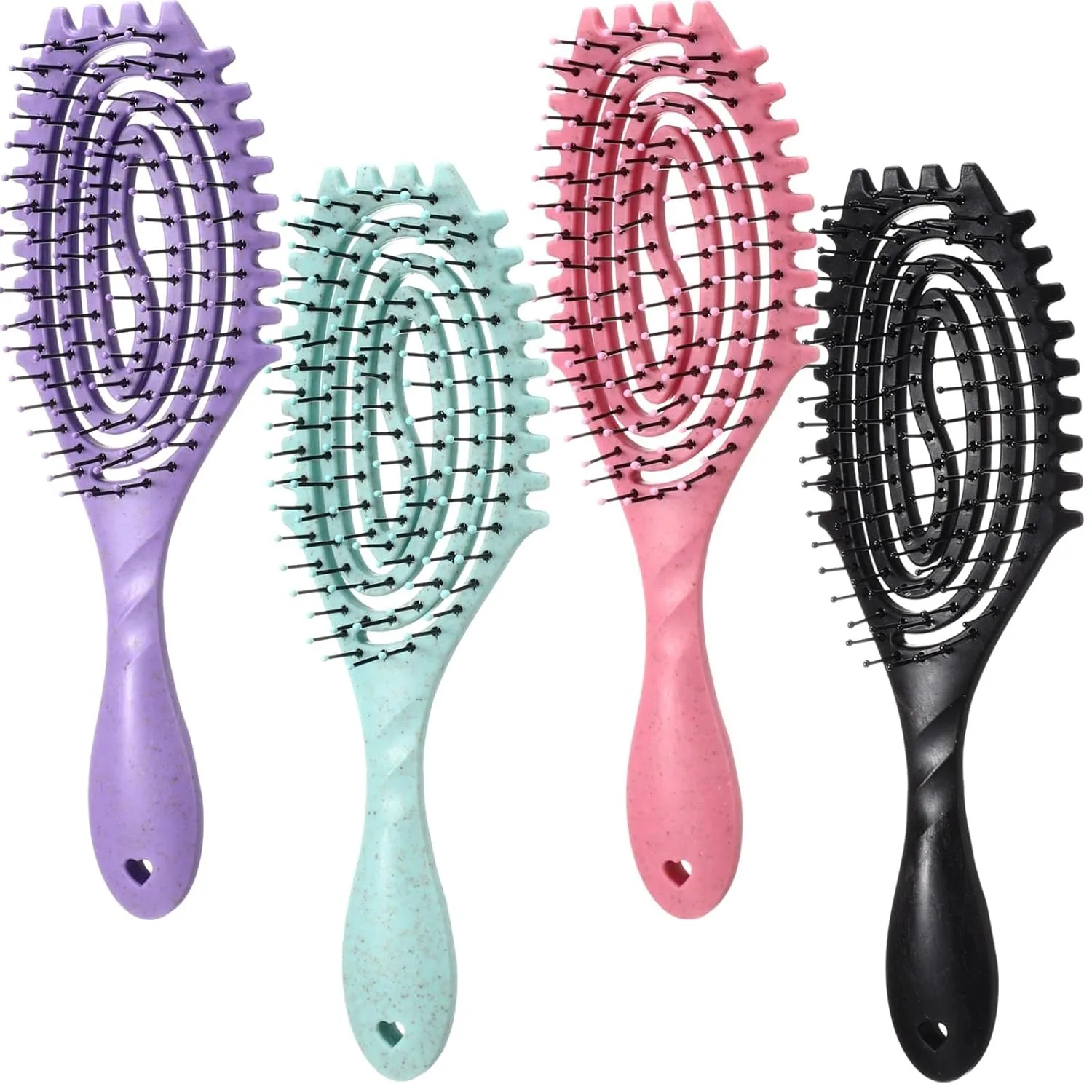 Щетка для укладки завитки щетина кабана спутанная расческа волос щетка