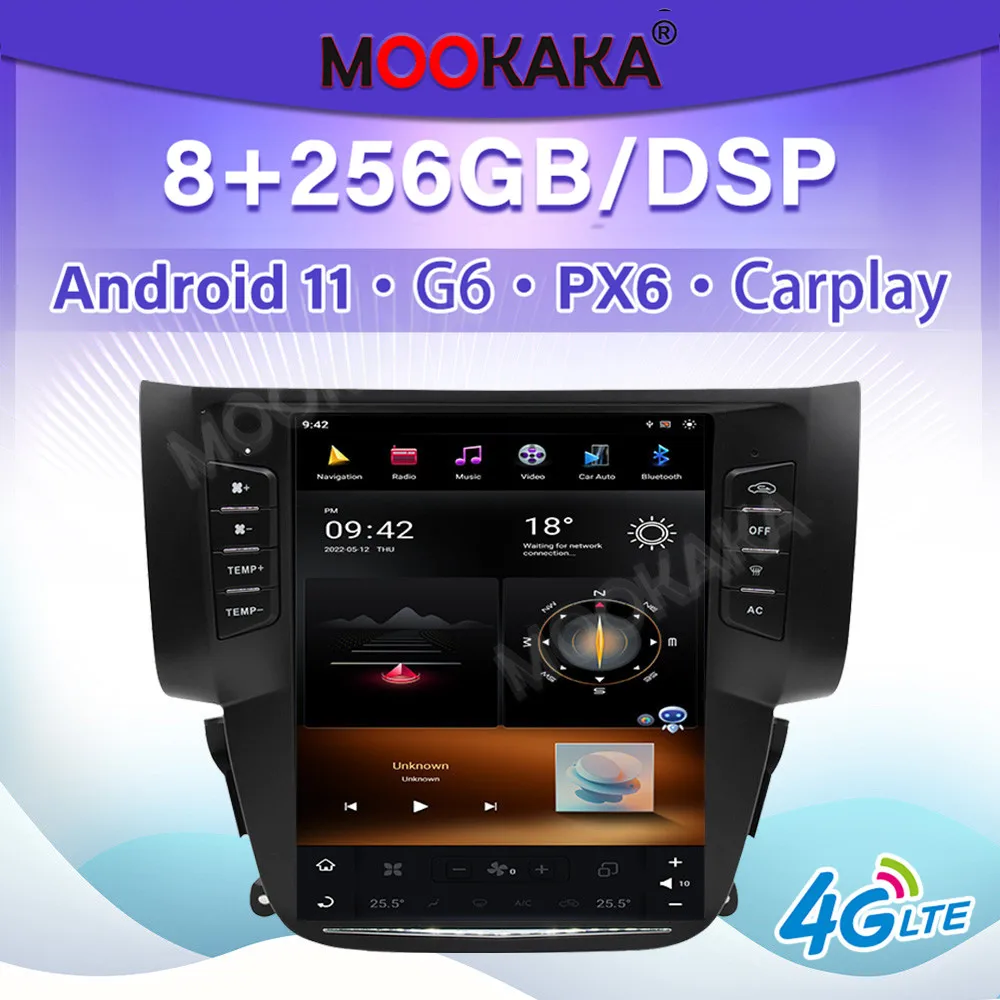 

Для Nissan Sylphy 2012-2017 Android 11 автомобильный мультимедийный плеер авторадио GPS навигация аудио стерео