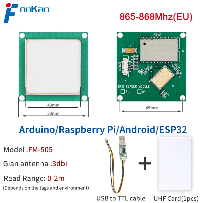 

RFID UHF модуль FM-505 TTL232