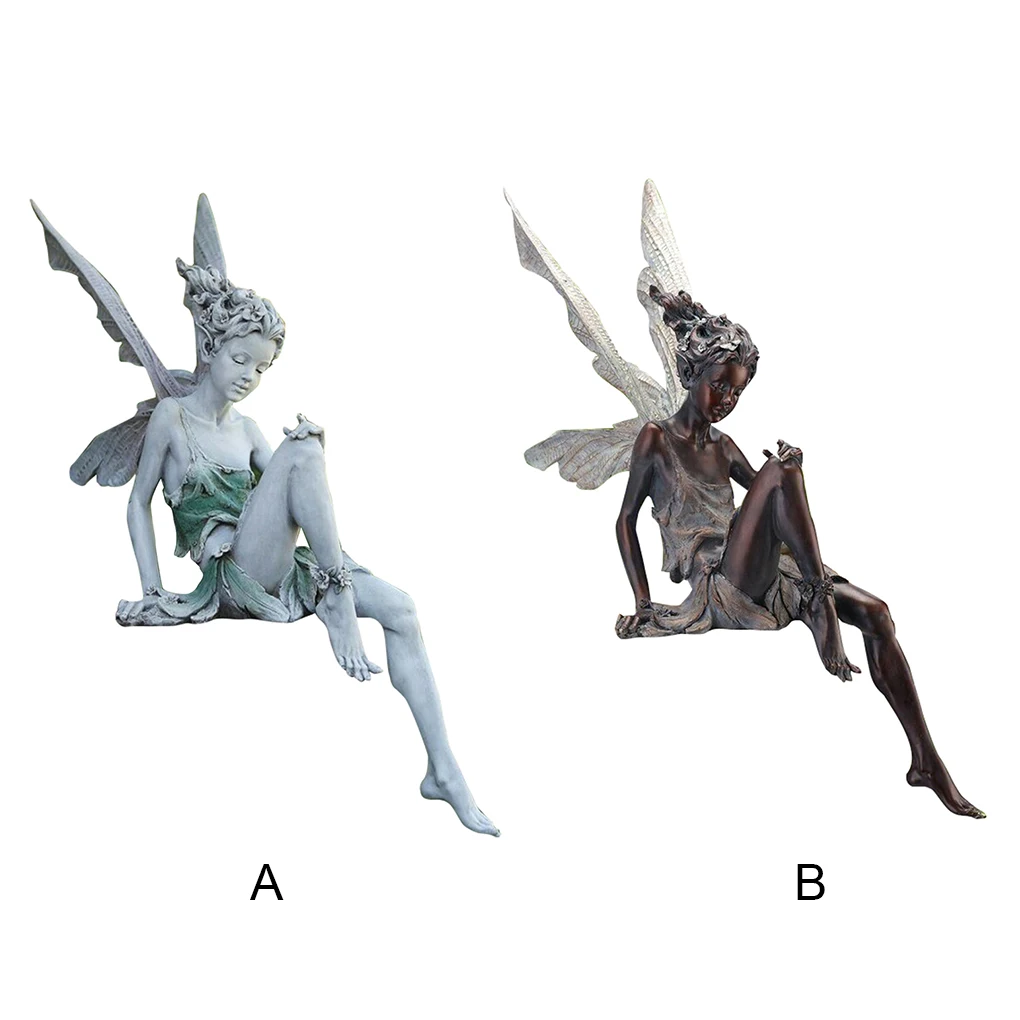 

Украшение для сада, специальный дизайн, украшение двора, милый подарок, искусственная смола, украшения для лужайки, ручная работа, белый цве...