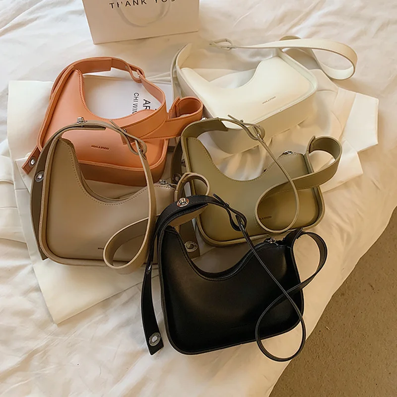 

Luxury Crossbody Bags For Women 2021 Leather Lemon Color Shoulder Bag Women Casual Satchels Wide Straps Fashion Bag Handbag