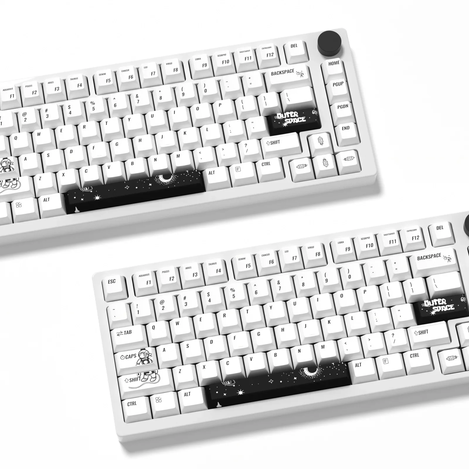 KBDiy Cherry Profile PBT Колпачки для клавиш космического пространства набор механических