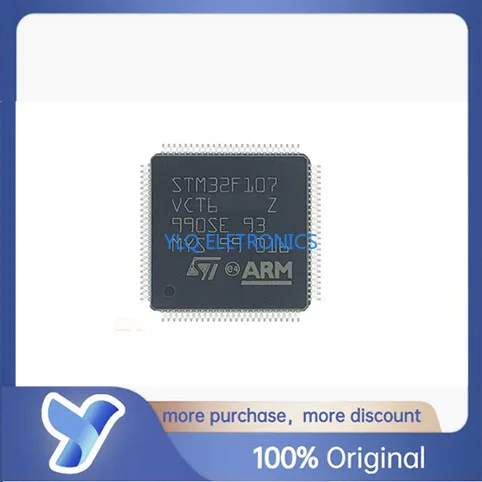 

Оригинальный новый чип интегральной схемы STM32F107VCT6 LQFP100 Cortex-M3 32bit