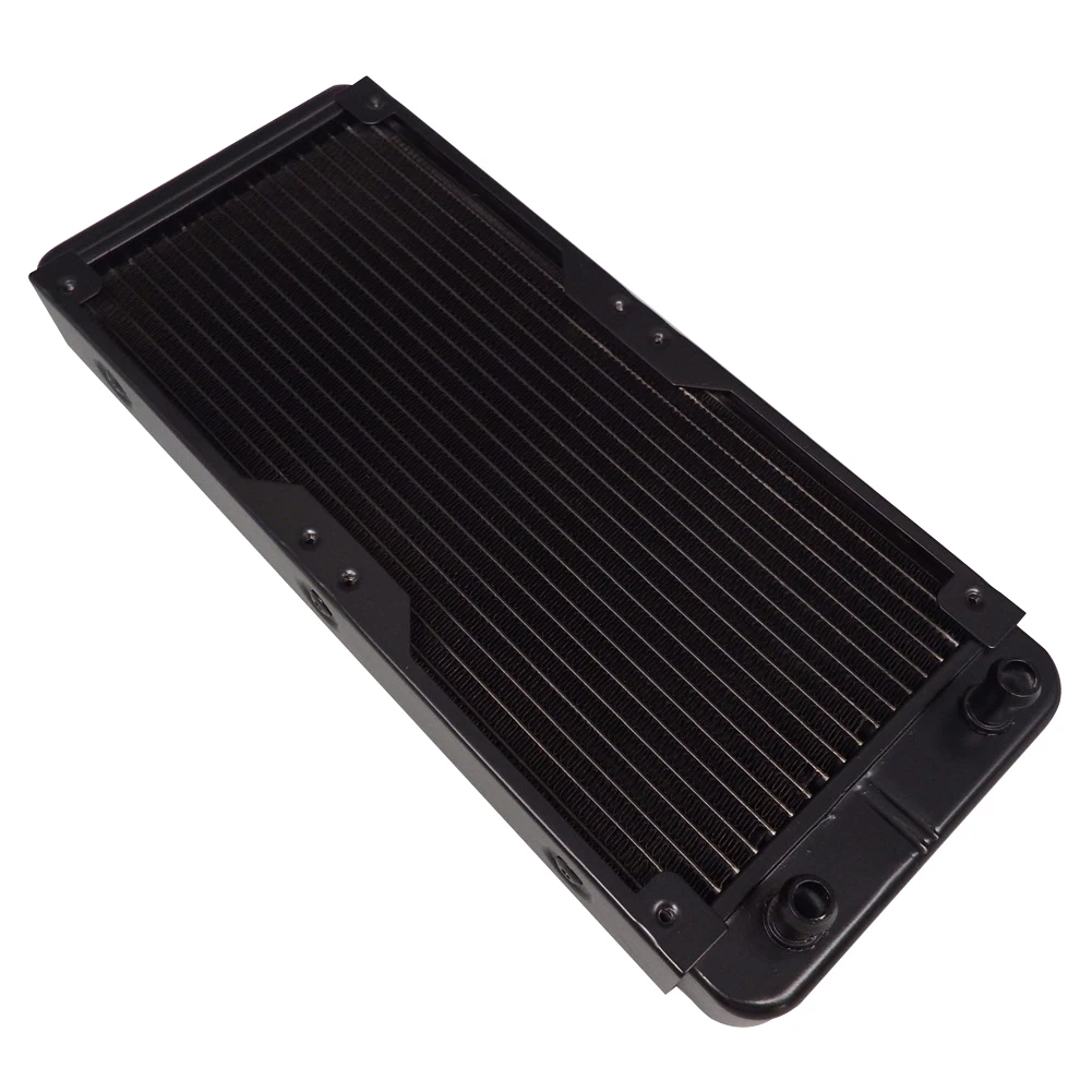 

CPU Tool Water Cooler Durable Industrial Exchanger Computer Radiator GPU Liquid VGA Heatsink Accessories Black Aluminum