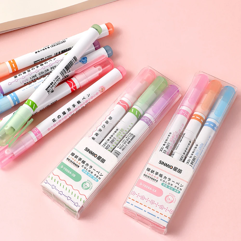 Рисунок 6 - Ручки изогнутые 6 разных цветов