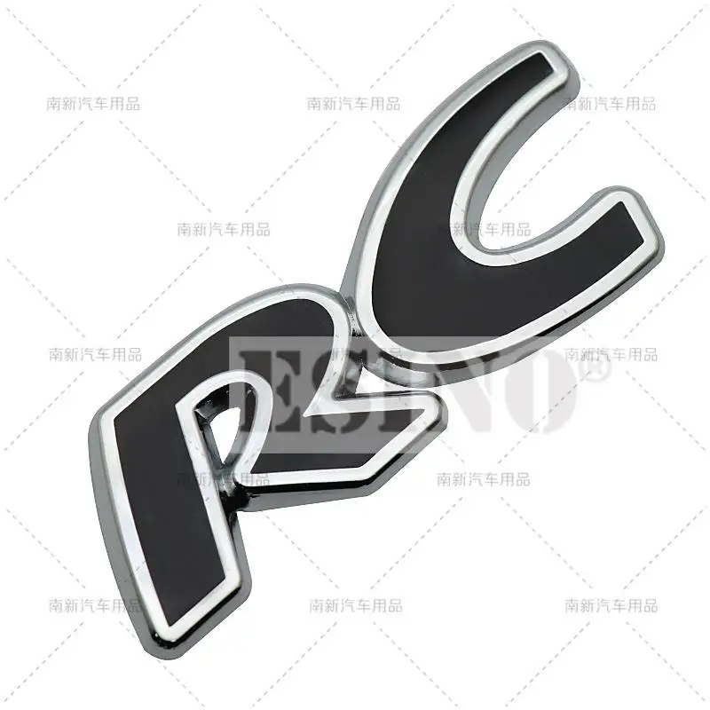 

Автомобильный Стайлинг RC 3D металлический цинковый сплав автомобильный значок кузов брызговик задний багажник клейкая наклейка эмблема для Peugeot RC SPORT GT 206 307 408