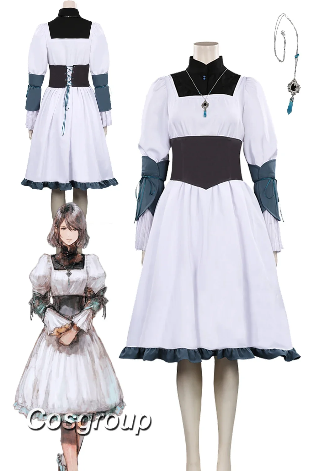 

FF16 Young Jill Warrick Cosplay Fantasia Anime Game Final Fantasy XVI Costume Disguise Adult Women Fantasy Halloween Party Cloth