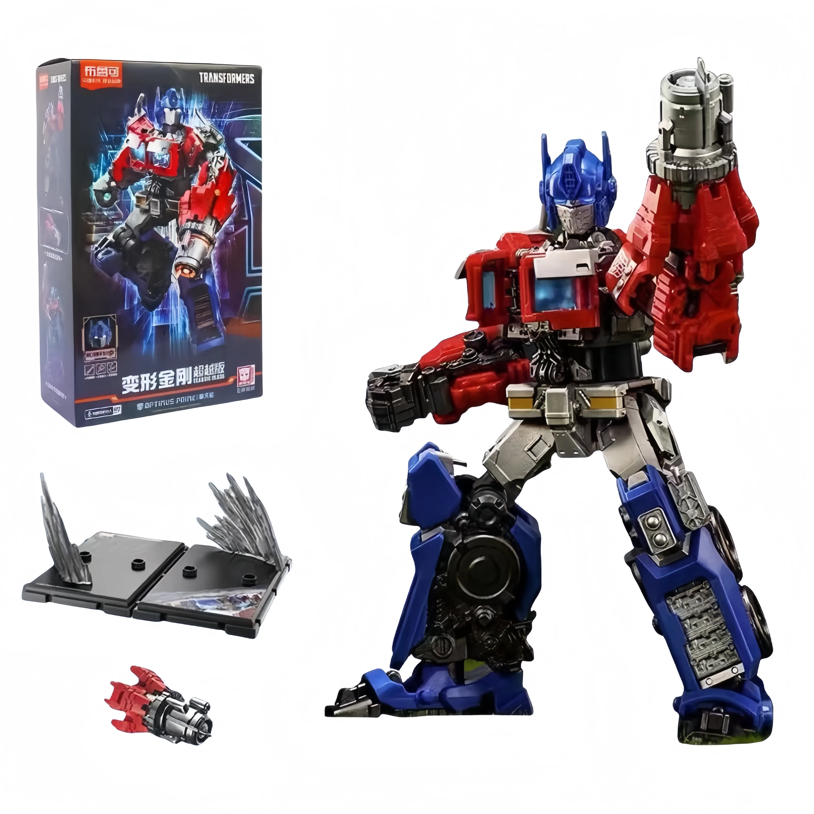 Групповые трансформеры Bloks: Rais Of The Beasts Optimus Primal Bumblebee Arcee Mirage собранная подвижная