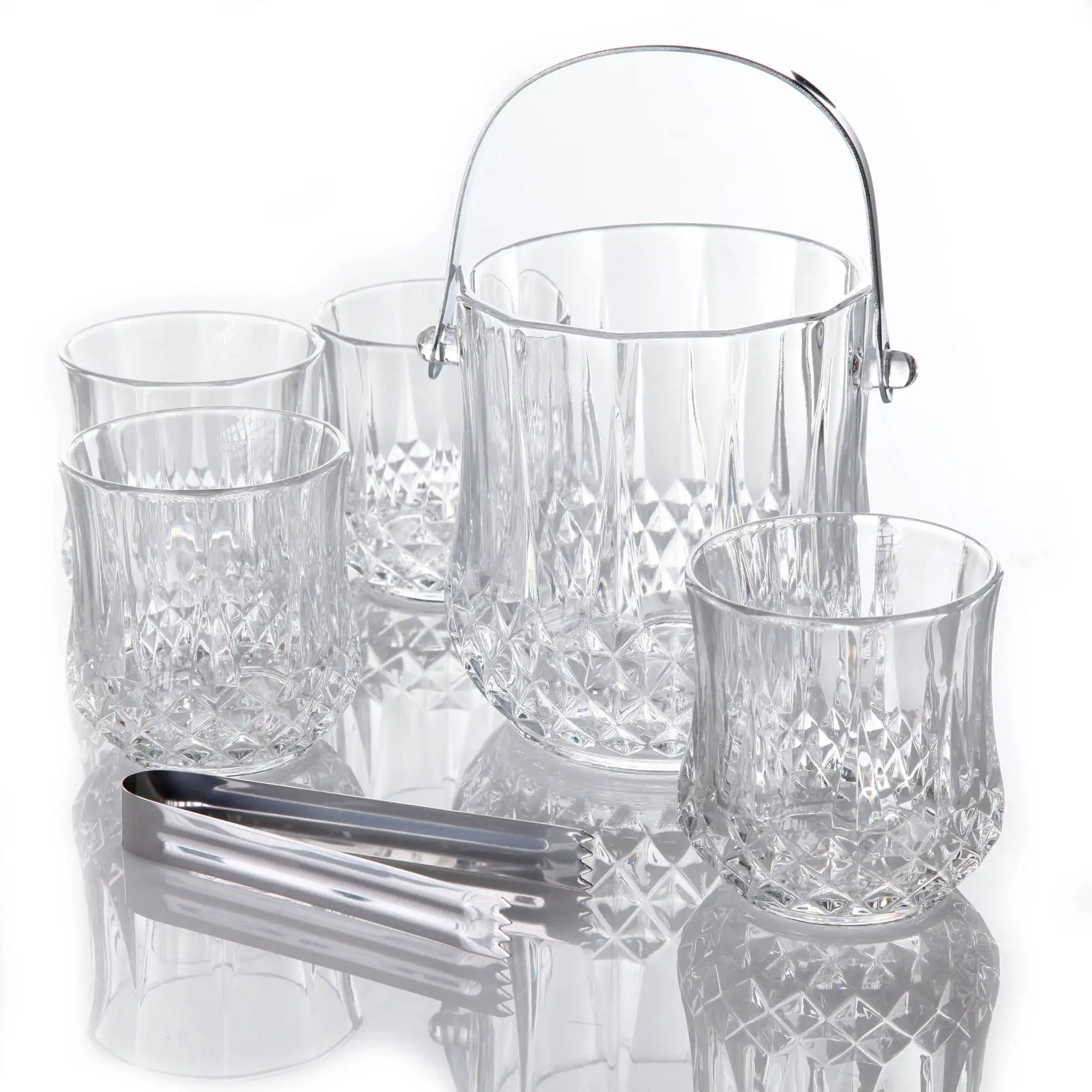 

Bluffton 6-Piece Engraved Ice Bucket Set