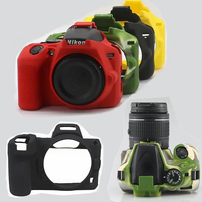 Модные чехлы для камер мягкий силиконовый чехол DSLR камеры Nikon Z7 Z6 Z5 D780 D750 D850 D3300 D3400