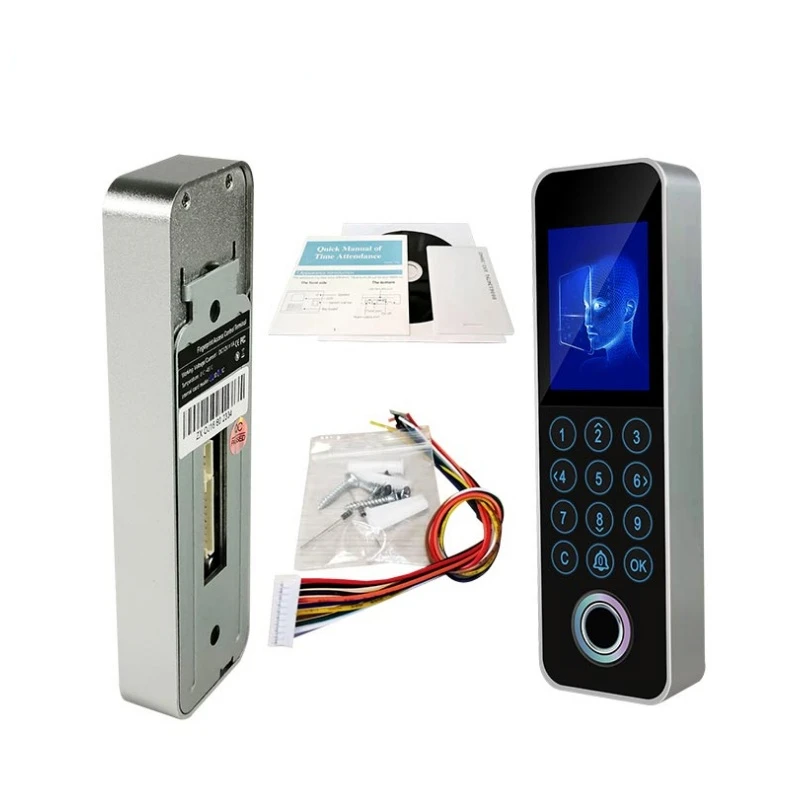 IP66 waterproof password / fingerprint / card swiping access control machine all in one attendance machine enlarge