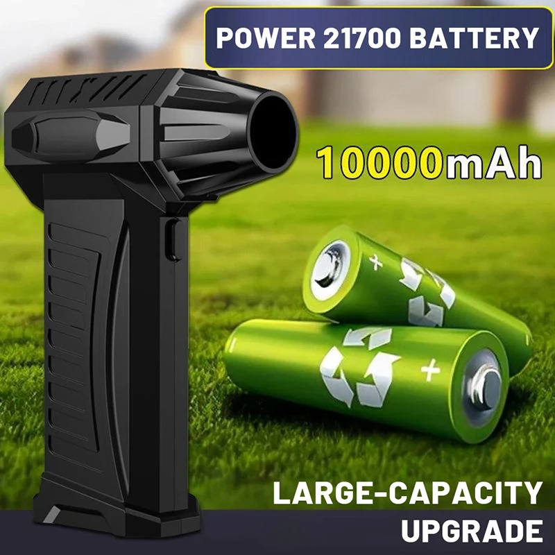 Фото Xiaomi Super Violent Blower 1000000 об/мин Бесщеточный турбоструйный вентилятор 10000 мАч Быстрая зарядка Канальный вентилятор 300G Инструмент для очистки тяги ﻿ №4