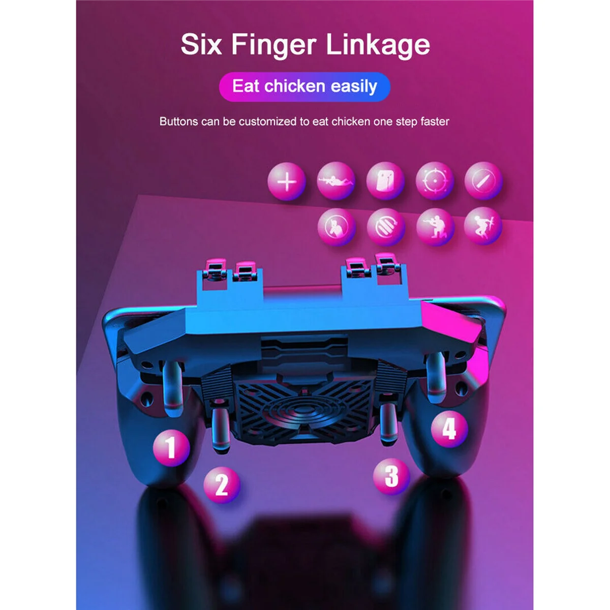 Геймпад MEMO DL88 для PUGB игровой джойстик радиатор телефона полупроводниковый