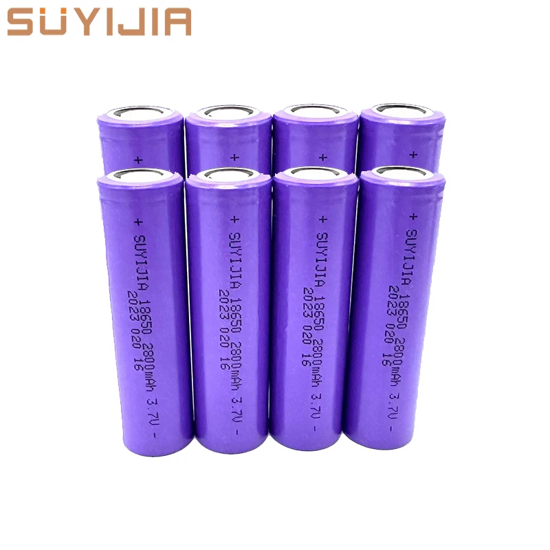 

18650 Battery Lithium-ion Lithium Rechargeable Battery 3.7V 2800mAh Battery Suitable for Toy Flashlight Headlight Real Capacity