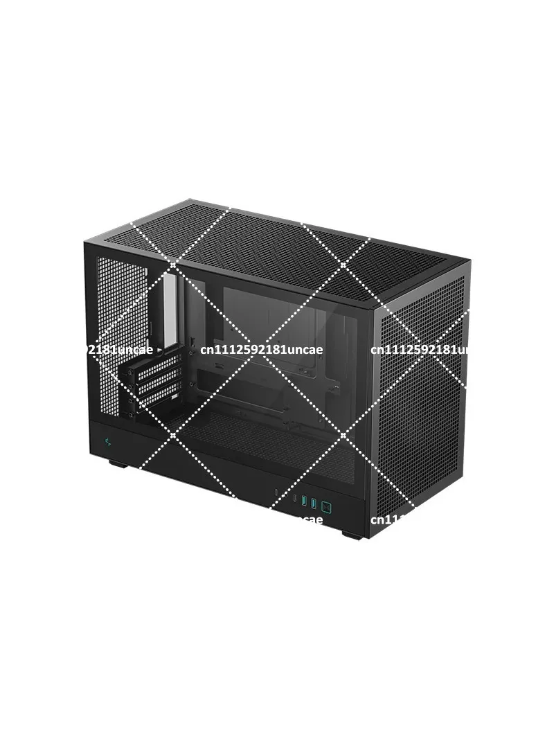 Фото Портативный корпус для ПК ITX с сетчатой передней панелью, поддержкой порта Type-C, блока питания ATX и длинных видеокарт №4