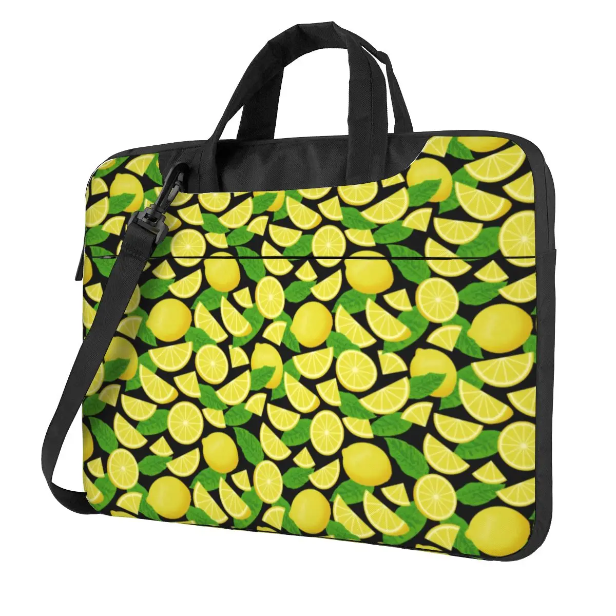 

Сумка для ноутбука с желтым лимонным принтом и зелеными листьями, чехол для Macbook Air Pro, Xiaomi, Asus, стильный Дорожный Чехол для 13, 14, 15, 15,6
