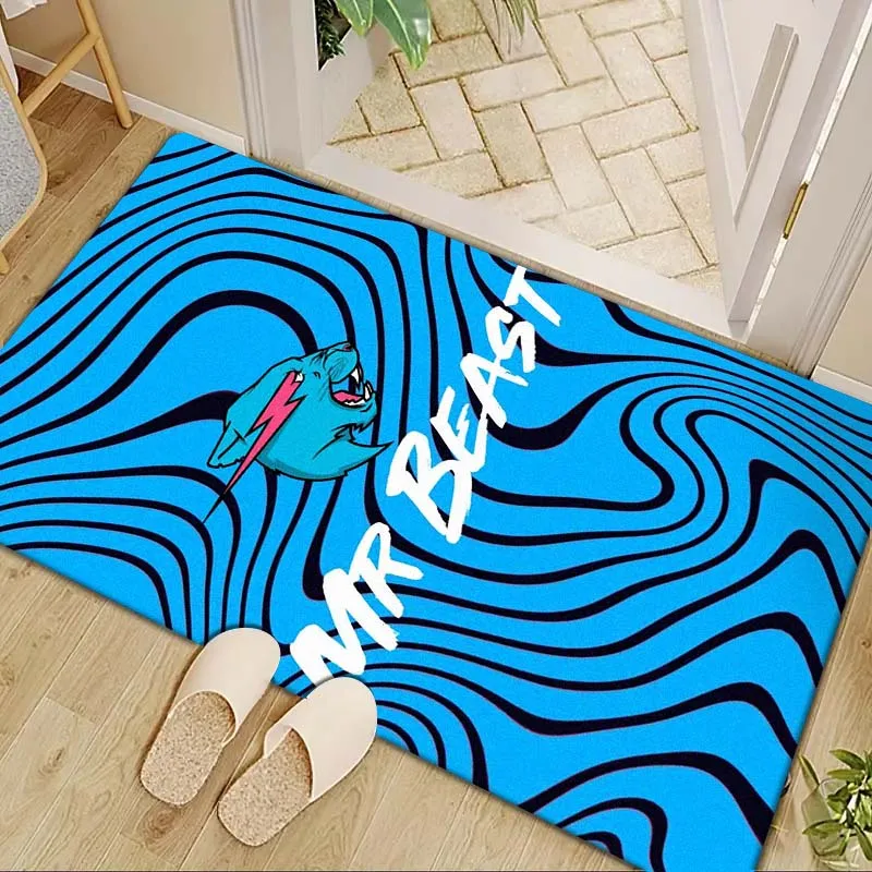 Модный коврик Mr B-Beast с принтом коврики для спальни гостиной Декоративный