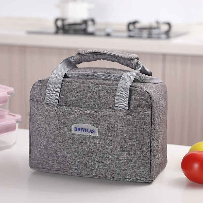 

1 Pc Portable Large Lunch Bag Waterproof Food Picnic Lunch Box Bag Insulated Women Cooler Bags Fresh Bento Food Pouch